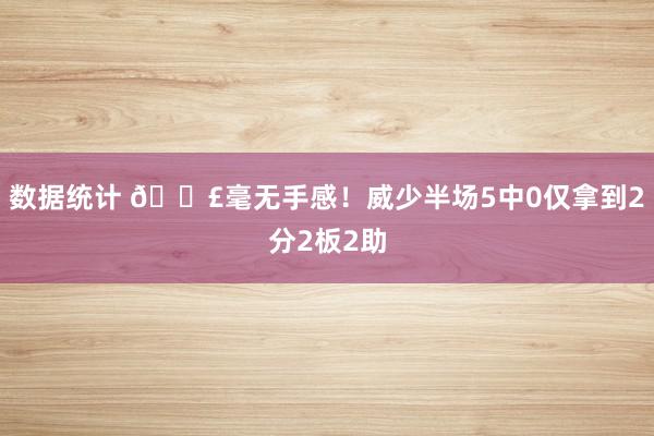 数据统计 😣毫无手感！威少半场5中0仅拿到2分2板2助