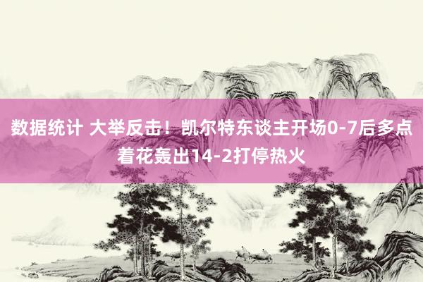 数据统计 大举反击！凯尔特东谈主开场0-7后多点着花轰出14-2打停热火